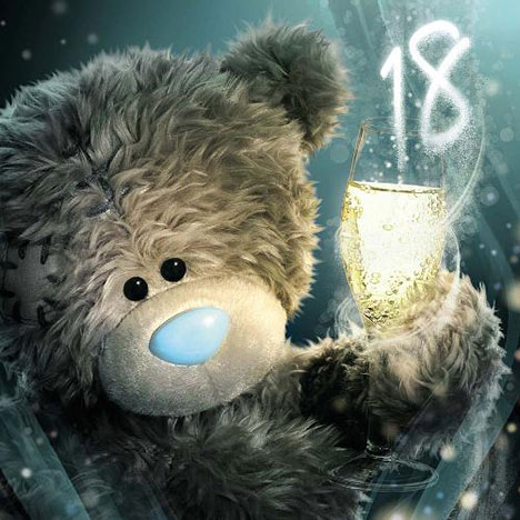 3D Holographic 18th Birthday Me to You Bear Card £2.99